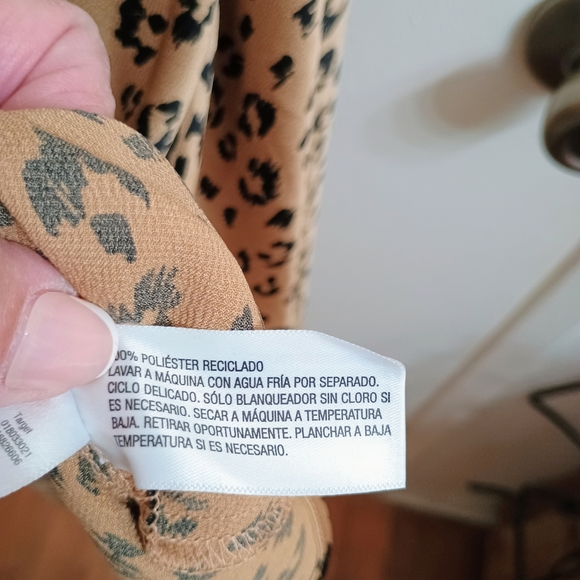 A New Day Tan Leopard Print Maxi Dress - Picture 4 of 5